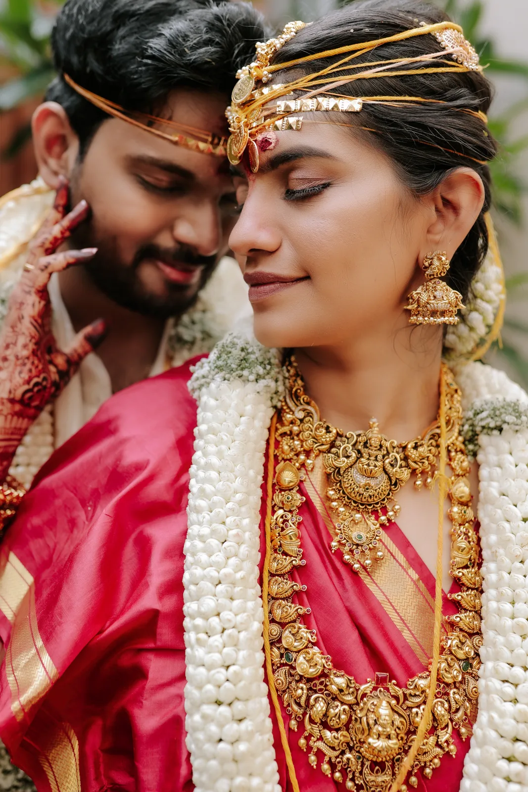 Bride and groom portrait — Event Fairy Chennai wedding photography