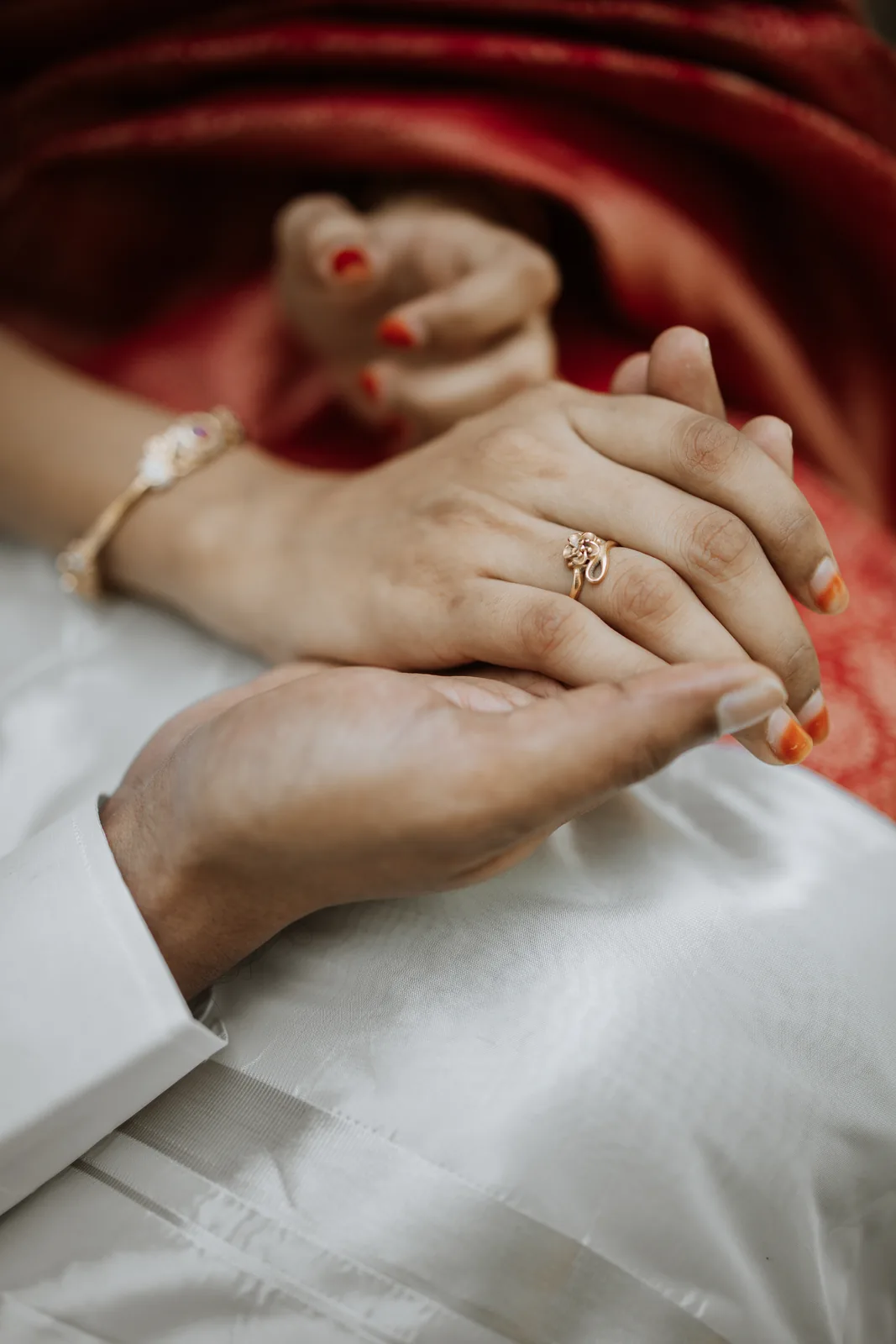 Ring ceremony detail styled by Event Fairy Chennai